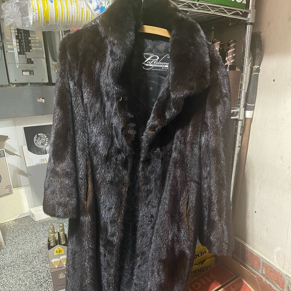 real mink coat fur
